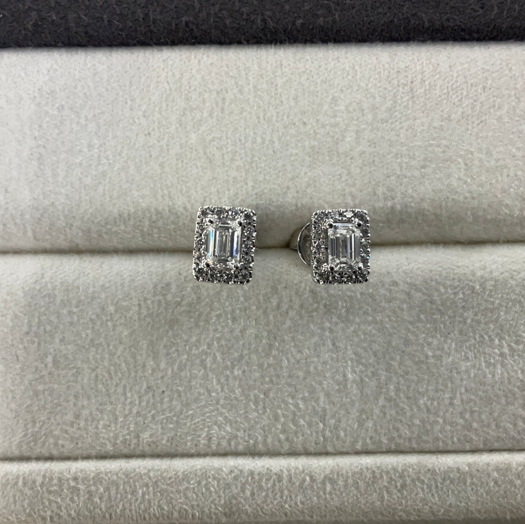 Square Diamond Earring EA3057