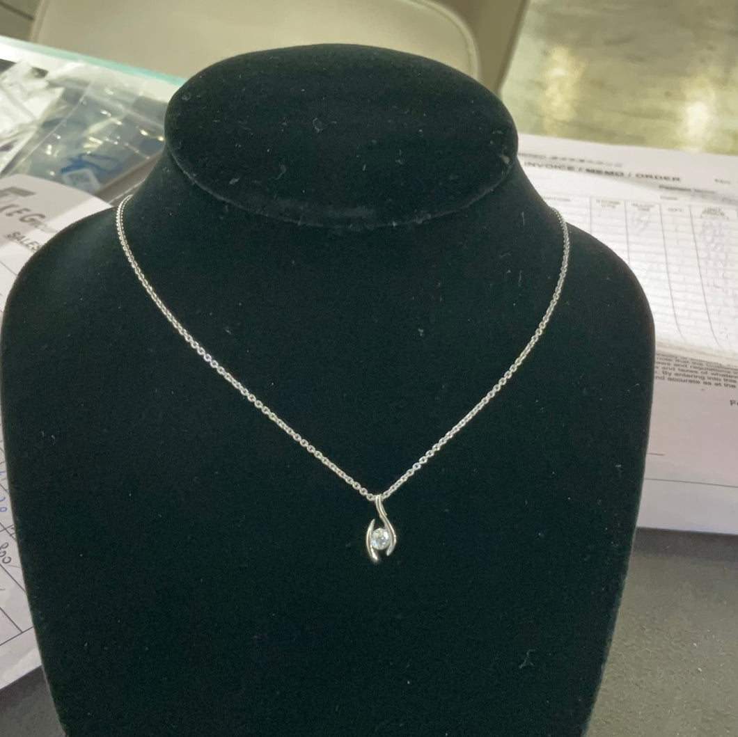 Diamond Necklace N0243-15-CR-18W