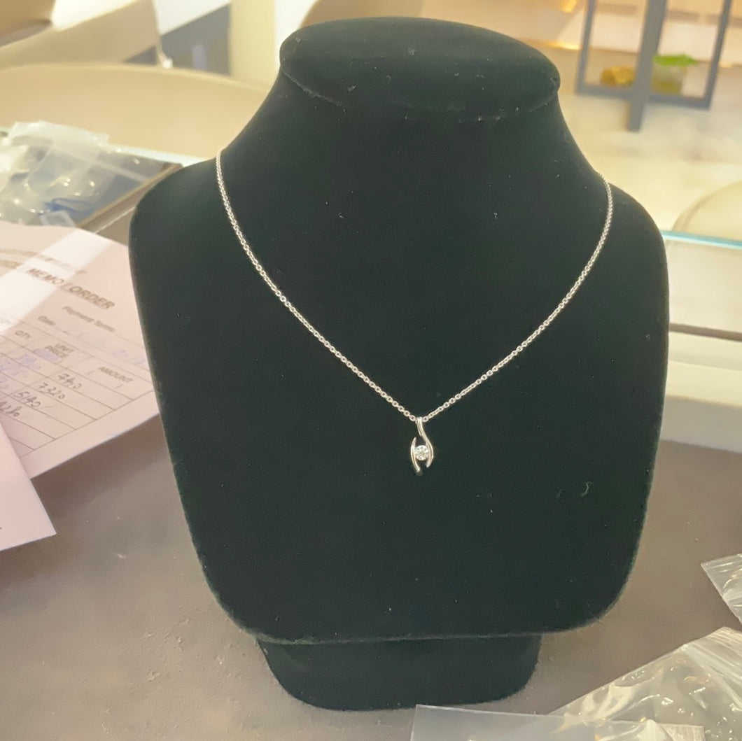Diamond Necklace N0243-10-CR-18W