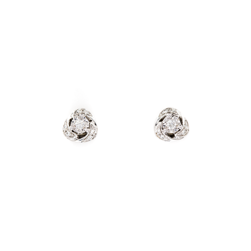 Stud Diamond Earrings EC3047
