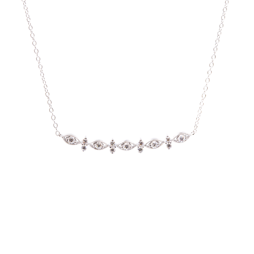Elegant Dainty Diamond Necklace