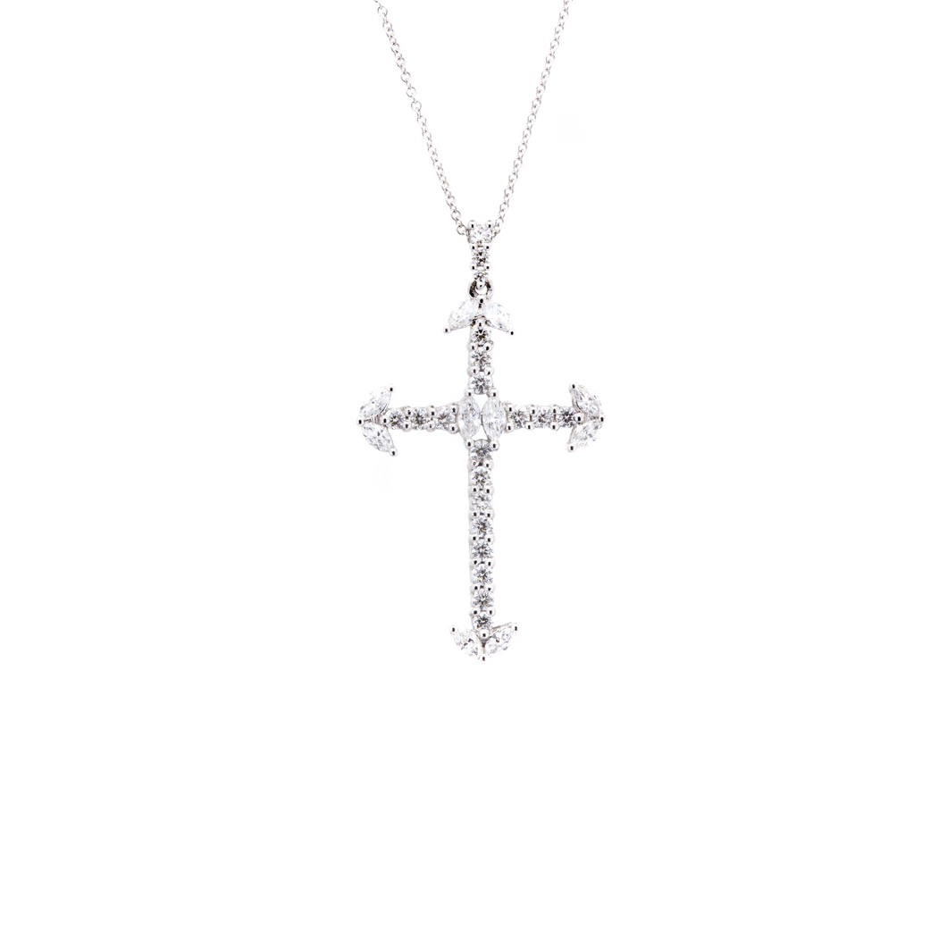 Dazzling Diamond Cross pendant