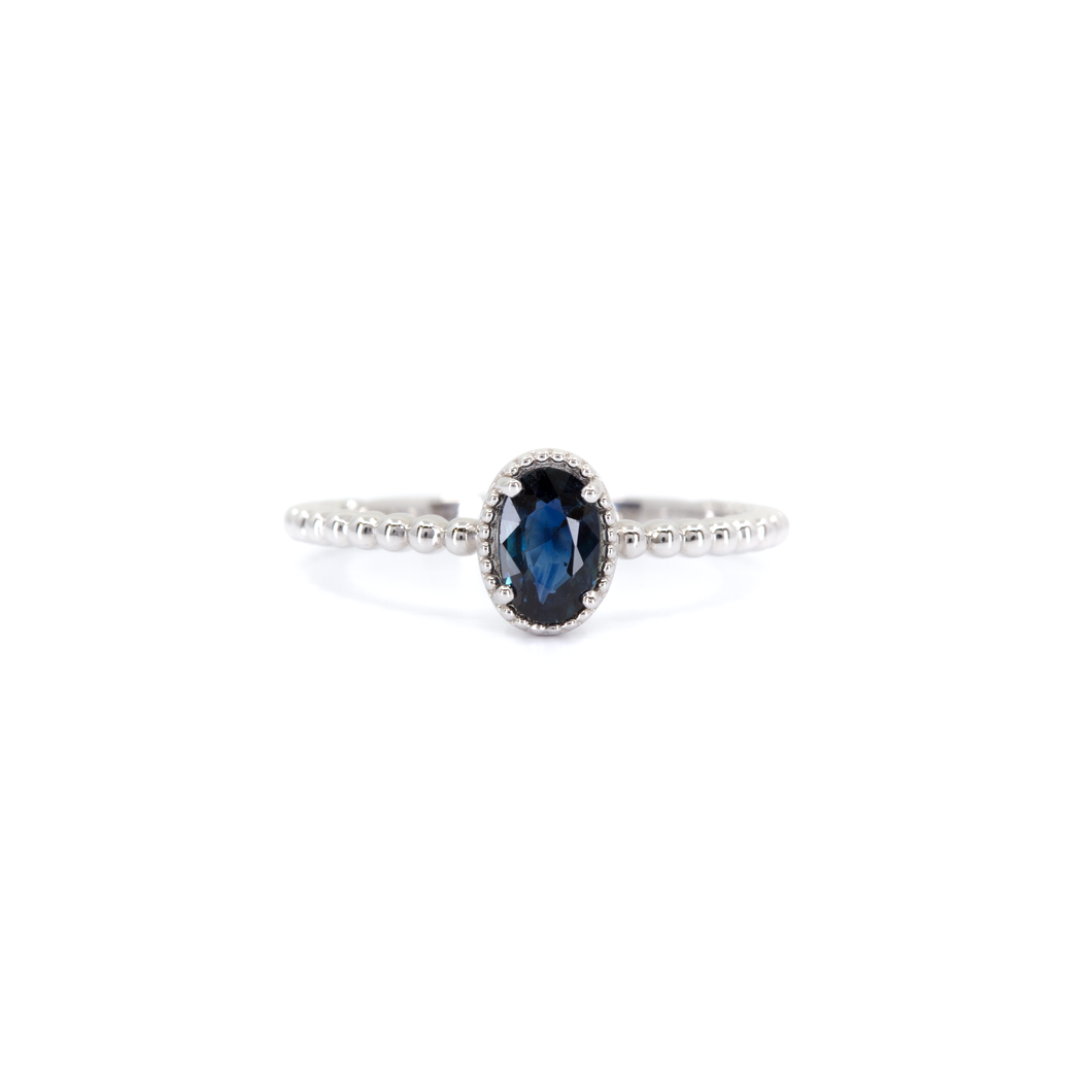 Refined Sapphire Ring